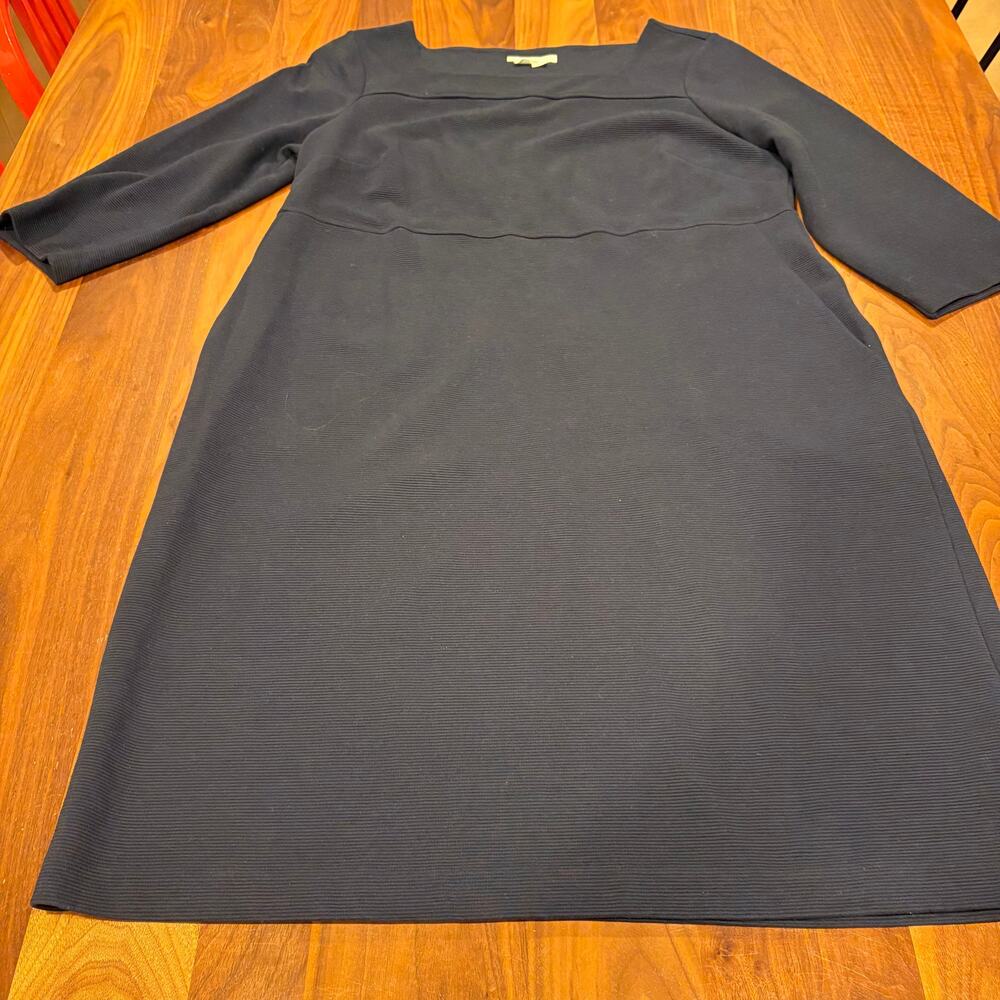 Size US 16/18L Boden Navy Ribbed Ponte Dress
